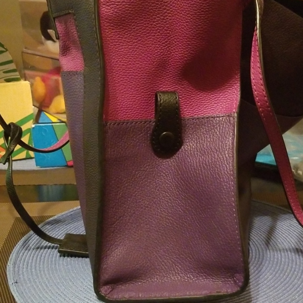 Marc Jacob's colorblock grind handbag in grape